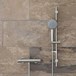 Vado Celsius Exposed Round Thermostatic 1/2" Shower Valve Package - With Wall Mounting Brackets